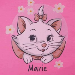 Hosszú ujjú kislány póló Marie cica mintával