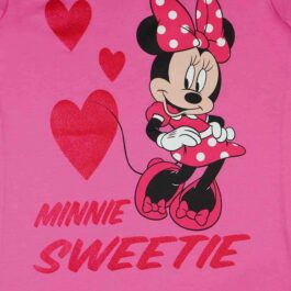 Disney Minnie csillámos, szíves hosszú ujjú lányka póló
