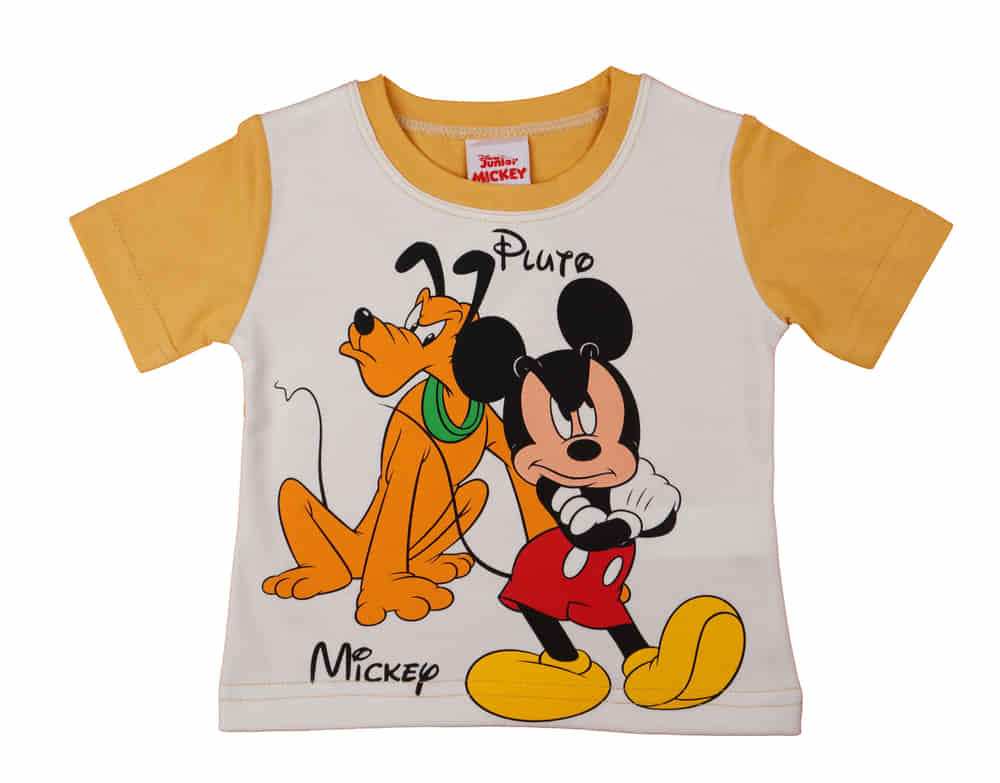 Rövid ujjú kisfiú póló Mickey egér és barátai mintával