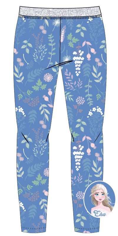 Disney Jégvarázs Flowers gyerek leggings 134