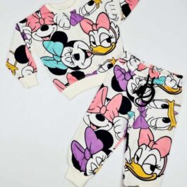 Minnie és Daisy mintás szett