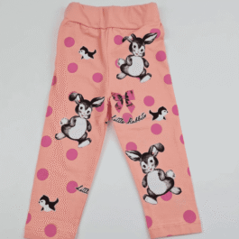 Nyuszi mintás kislány leggings