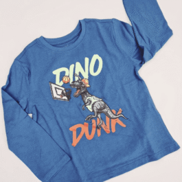 Dinó Dunk kisfiú hosszú ujjú felső