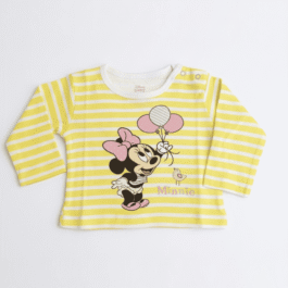 Minnie egér csíkos baba hosszú ujjú póló