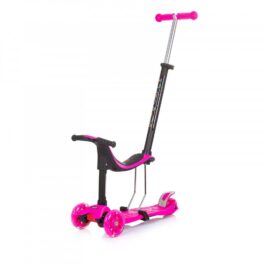 Chipolino Multi Plus roller tolókarral – pink