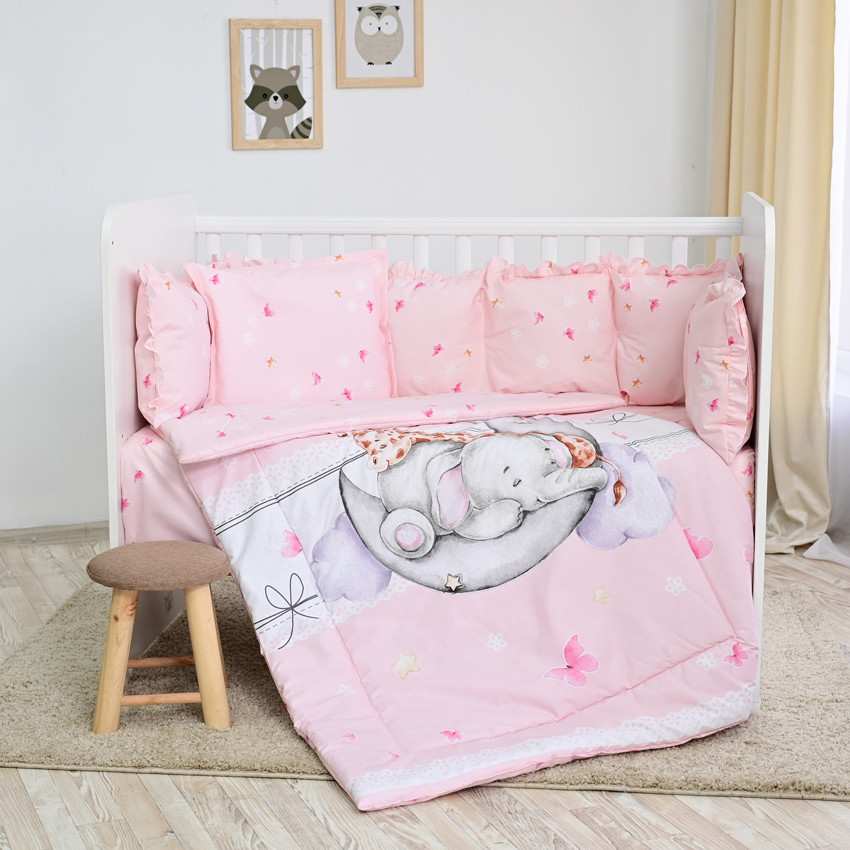 Lorelli Lilly ágynemű garnitúra 60x120 - Butterflies Pink Lorelli Lilly ágynemű garnitúra 60x120 - Butterflies Pink