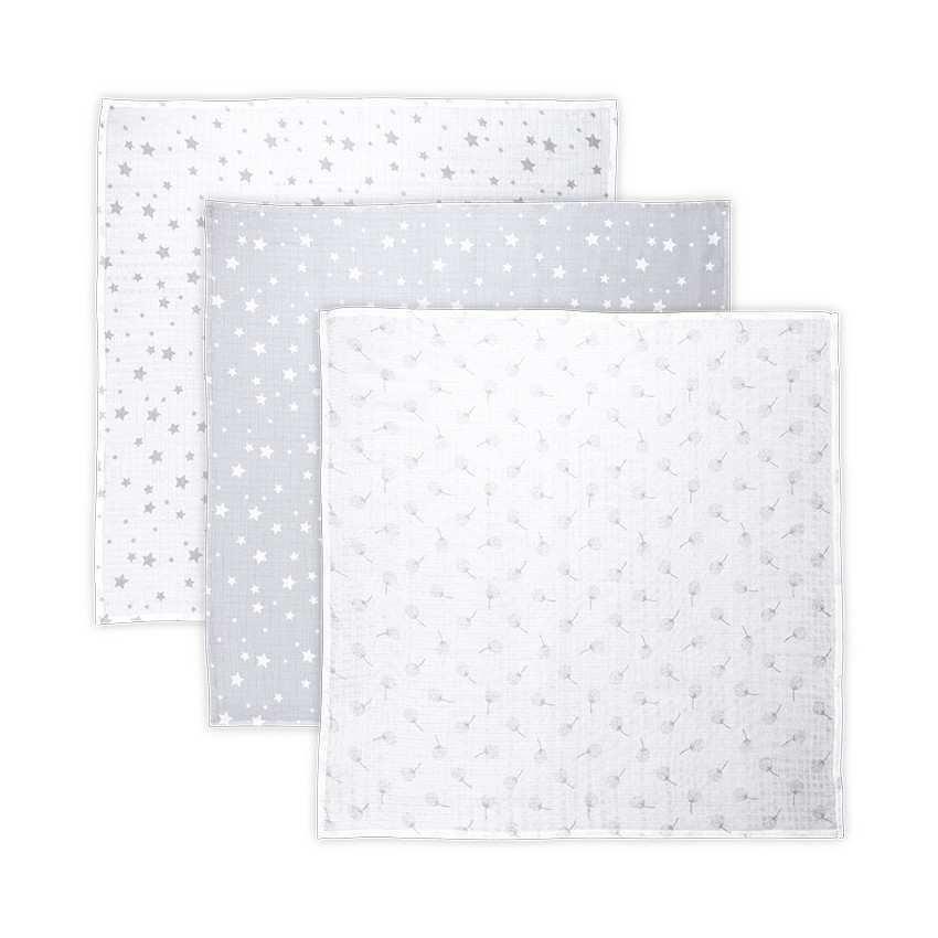 Lorelli Muszlin takaró 80x80 cm - Trio Grey Mix Lorelli Muszlin takaró 80x80 cm - Trio Grey Mix