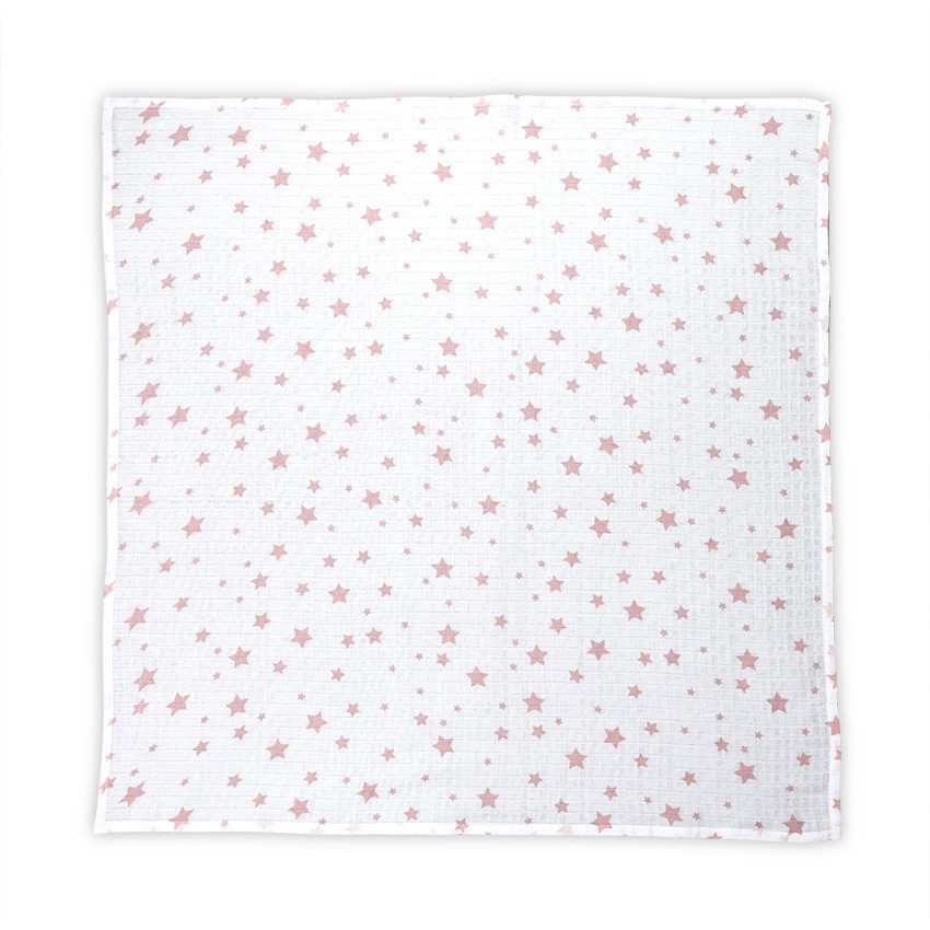 Lorelli Muszlin takaró 80x80 cm - White With Rose St Lorelli Muszlin takaró 80x80 cm - White With Rose St