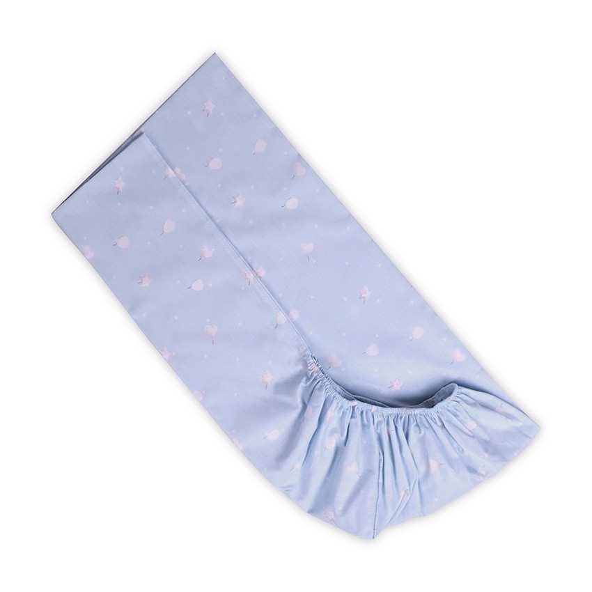 Lorelli gumis lepedő 60x120 + 15cm - Train Blue Lorelli gumis lepedő 60x120 + 15cm - Train Blue
