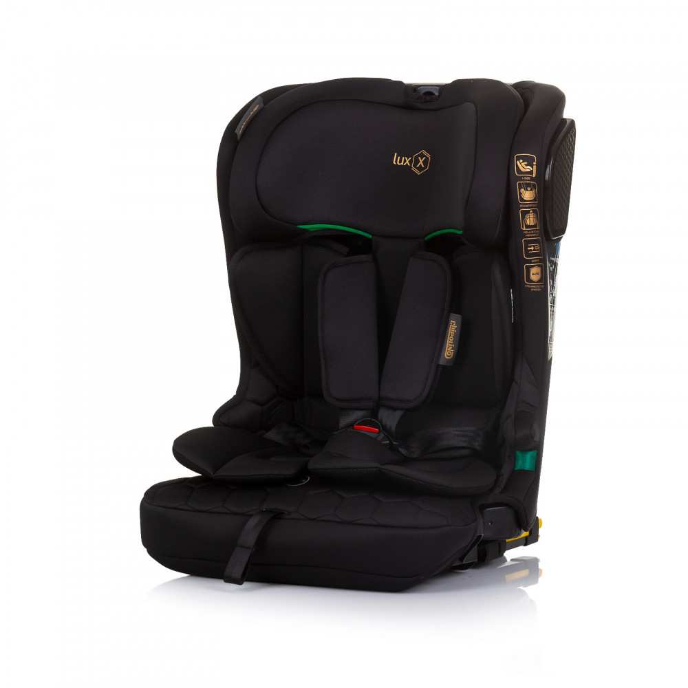 Chipolino Lux X autósülés Isofix 76-150cm - Obsidian Chipolino Lux X autósülés Isofix 76-150cm - Obsidian