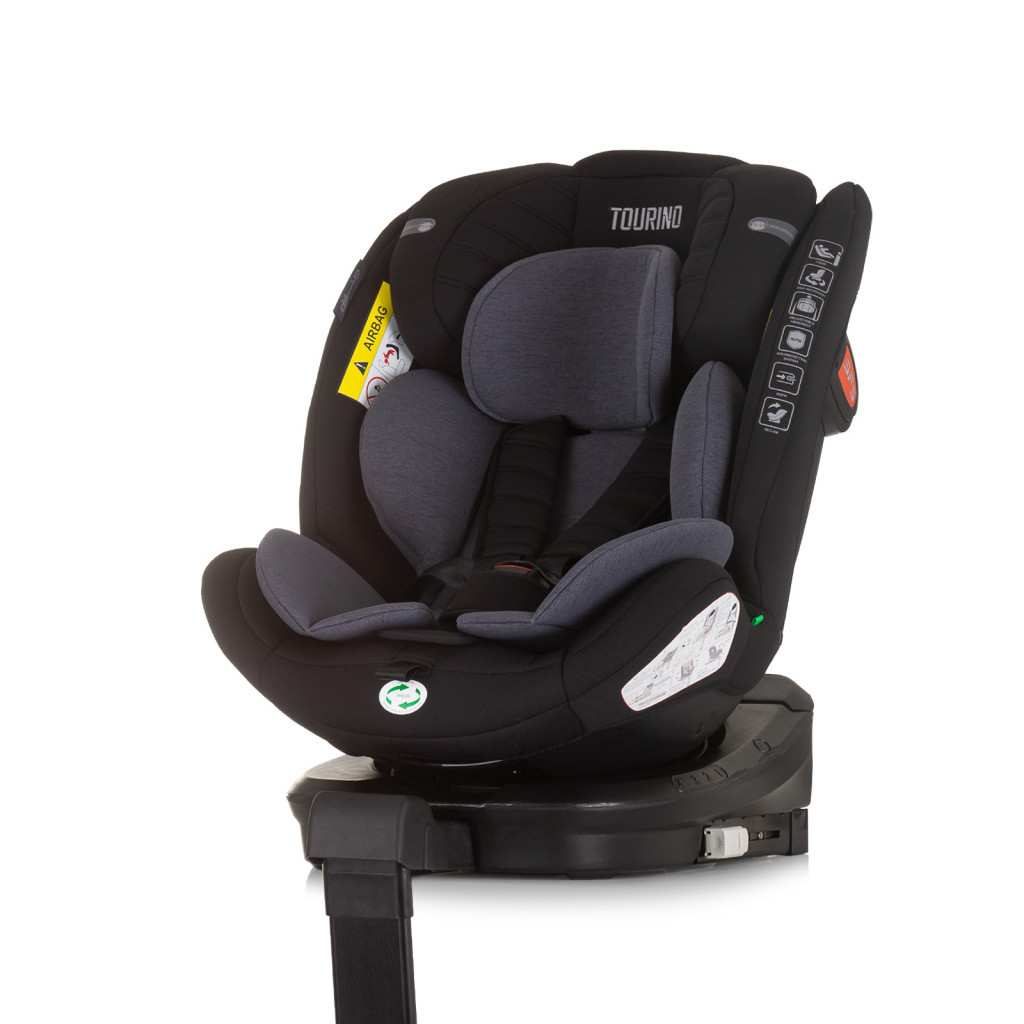 Chipolino Tourino 360 I-Size autósülés 40-150 cm - Obsidian Chipolino Tourino 360 I-Size autósülés 40-150 cm - Obsidian