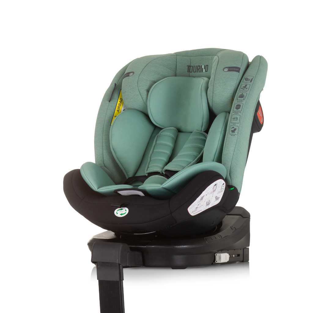 Chipolino Tourino 360 I-Size autósülés 40-150 cm - Pastel green Chipolino Tourino 360 I-Size autósülés 40-150 cm - Pastel green