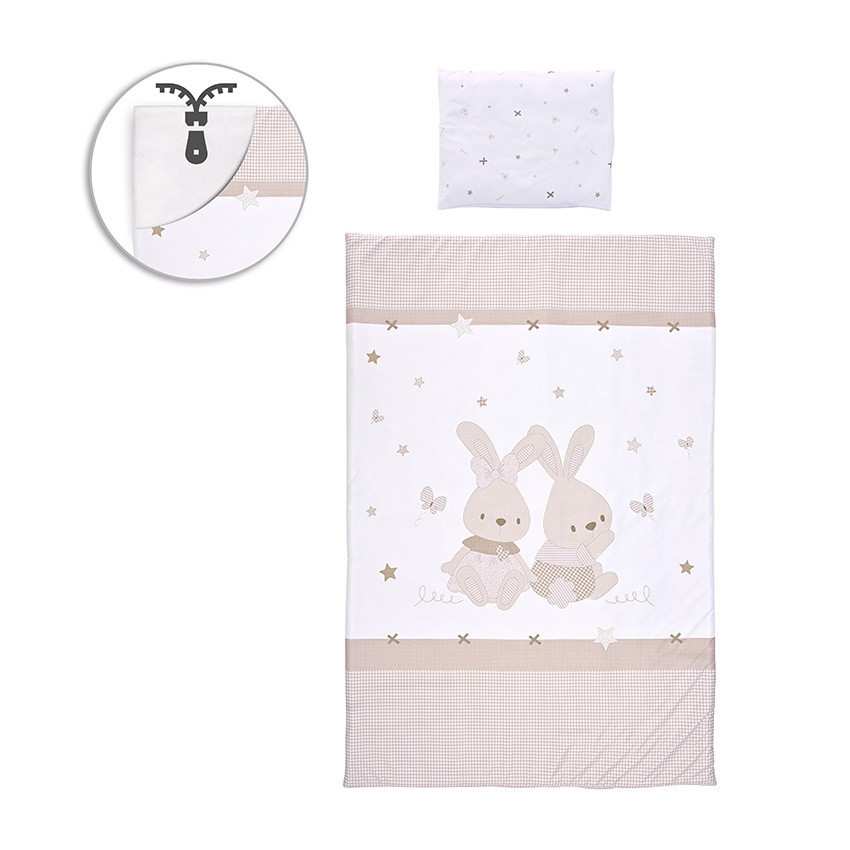 Lorelli 5 részes ágynemű garnitúra - Honey Bunny Beige Lorelli 5 részes ágynemű garnitúra - Honey Bunny Beige