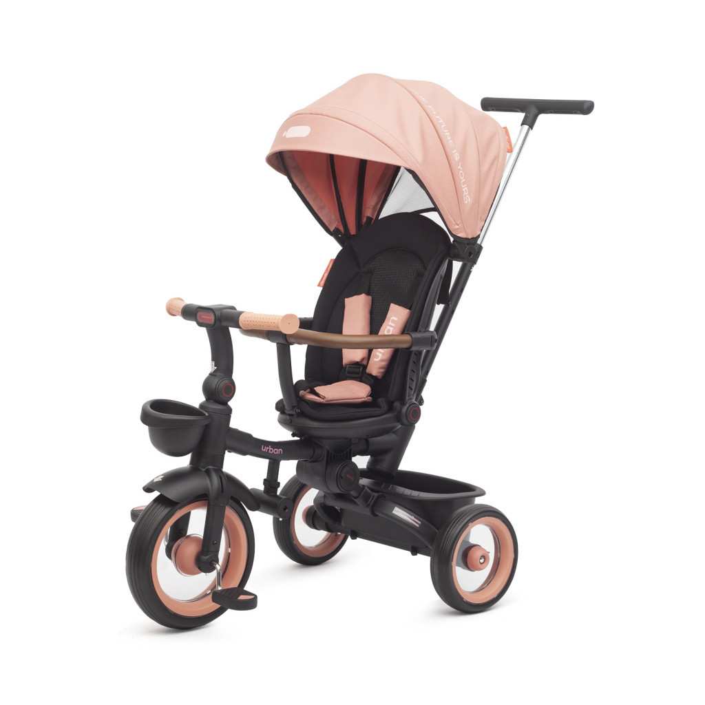 Chipolino Urban összecsukható tricikli - Pink Marshmallow
