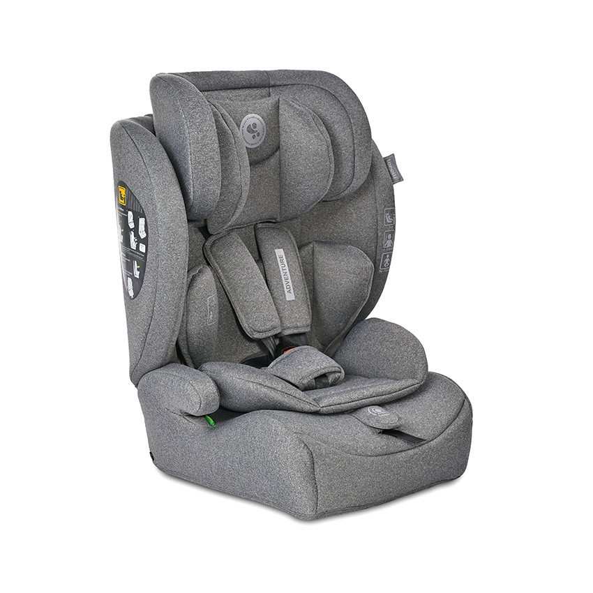 Lorelli Adventure autósülés i-Size 76-150cm - Grey (doboz nélküli)