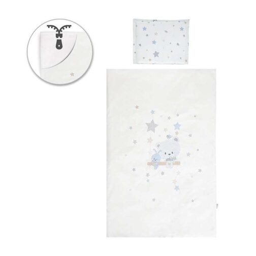 Lorelli 5 részes ágynemű garnitúra - Bear with Swing Blue