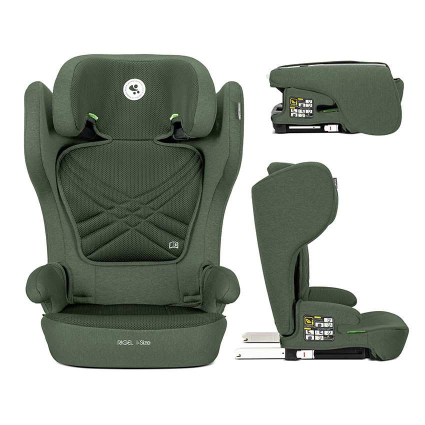 Lorelli Rigel 100-150 cm összecsukható isofix gyerekülés - Green Lorelli Rigel 100-150 cm összecsukható isofix gyerekülés - Green