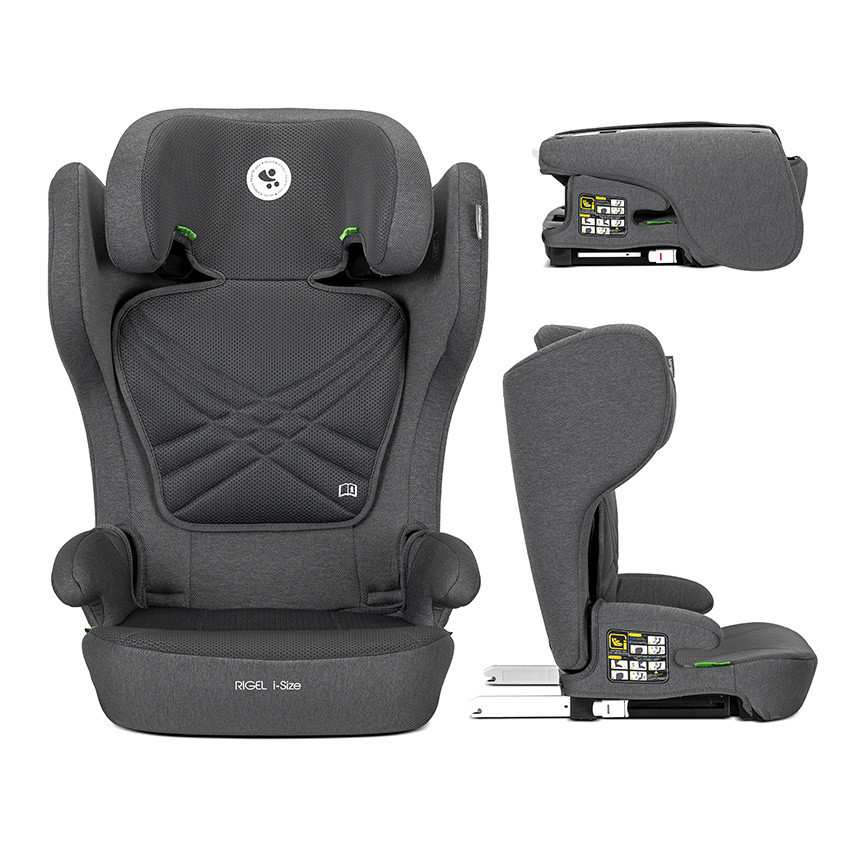 Lorelli Rigel 100-150 cm összecsukható isofix gyerekülés - Grey