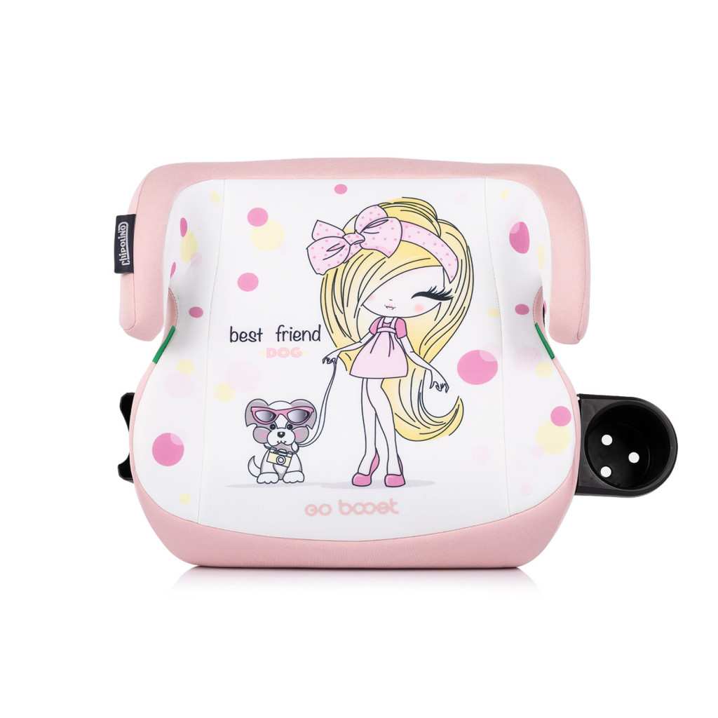 Chipolino Go Boost autós ülésmagasító 125-150 cm - fashion girl