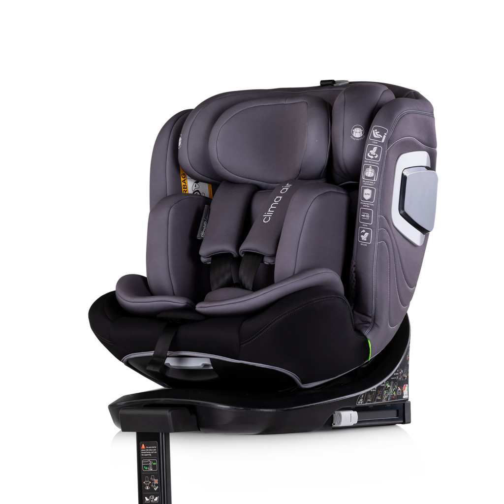 Chipolino Clima Air I-Size autósülés 40-150cm - anthracite Chipolino Clima Air I-Size autósülés 40-150cm - anthracite