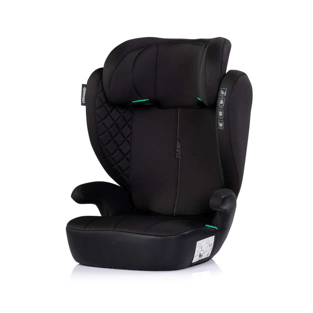 Chipolino Cyber autósülés 100-150cm - noir Chipolino Cyber autósülés 100-150cm - noir
