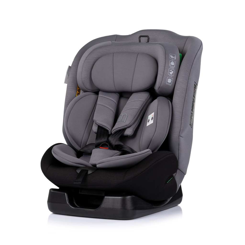 Chipolino Mondial autósülés I-Size 40-150cm - charcoal