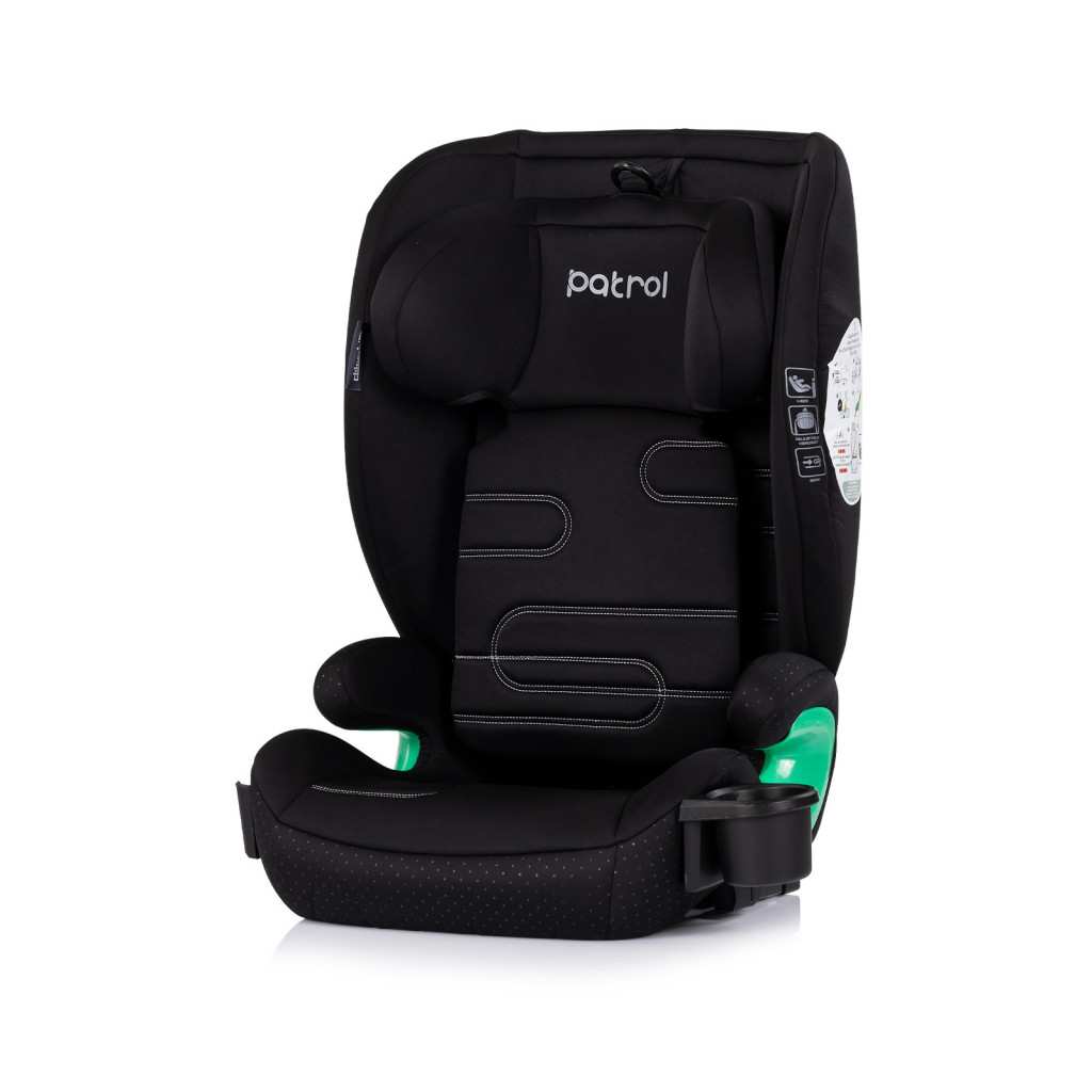 Chipolino Patrol autósülés Isofix 100-150cm - noir Chipolino Patrol autósülés Isofix 100-150cm - noir