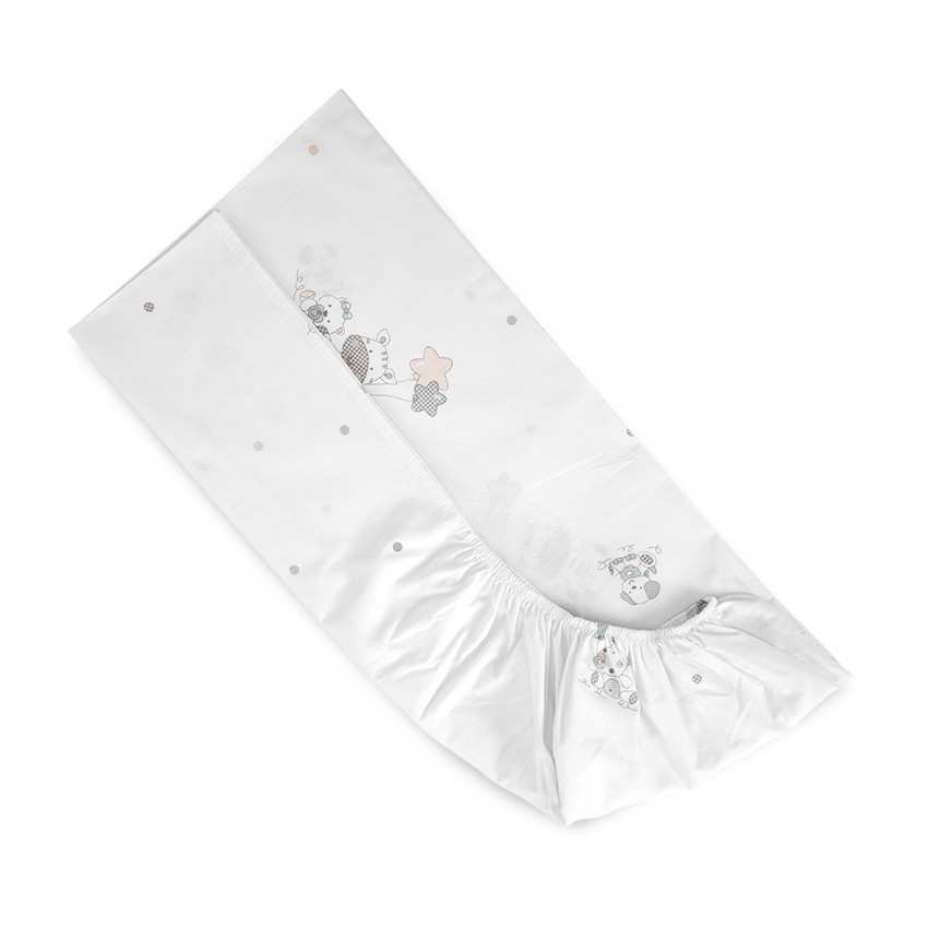 Lorelli gumis lepedő 60x120 + 15cm - Giraffe Lorelli gumis lepedő 60x120 + 15cm - Giraffe