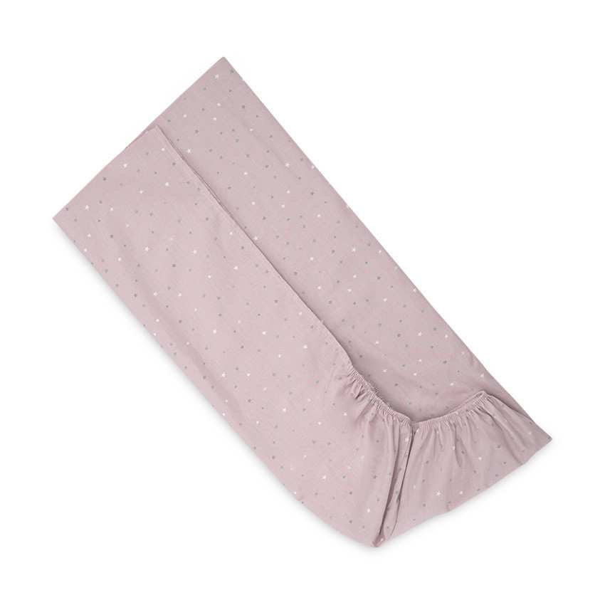 Lorelli gumis lepedő 60x120 + 15cm - Rose Sky