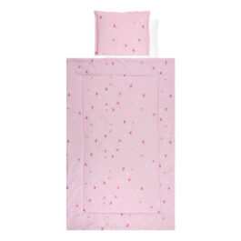 Lorelli 4 részes ágynemű garnitúra – Butterflies Pink