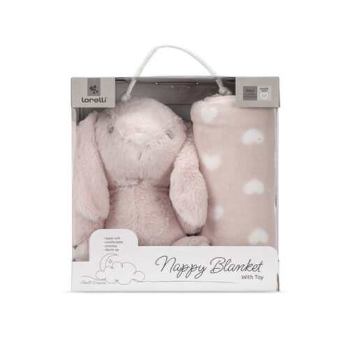 Lorelli Nappy takaró 75x90 cm - Bunny — részletkép 1