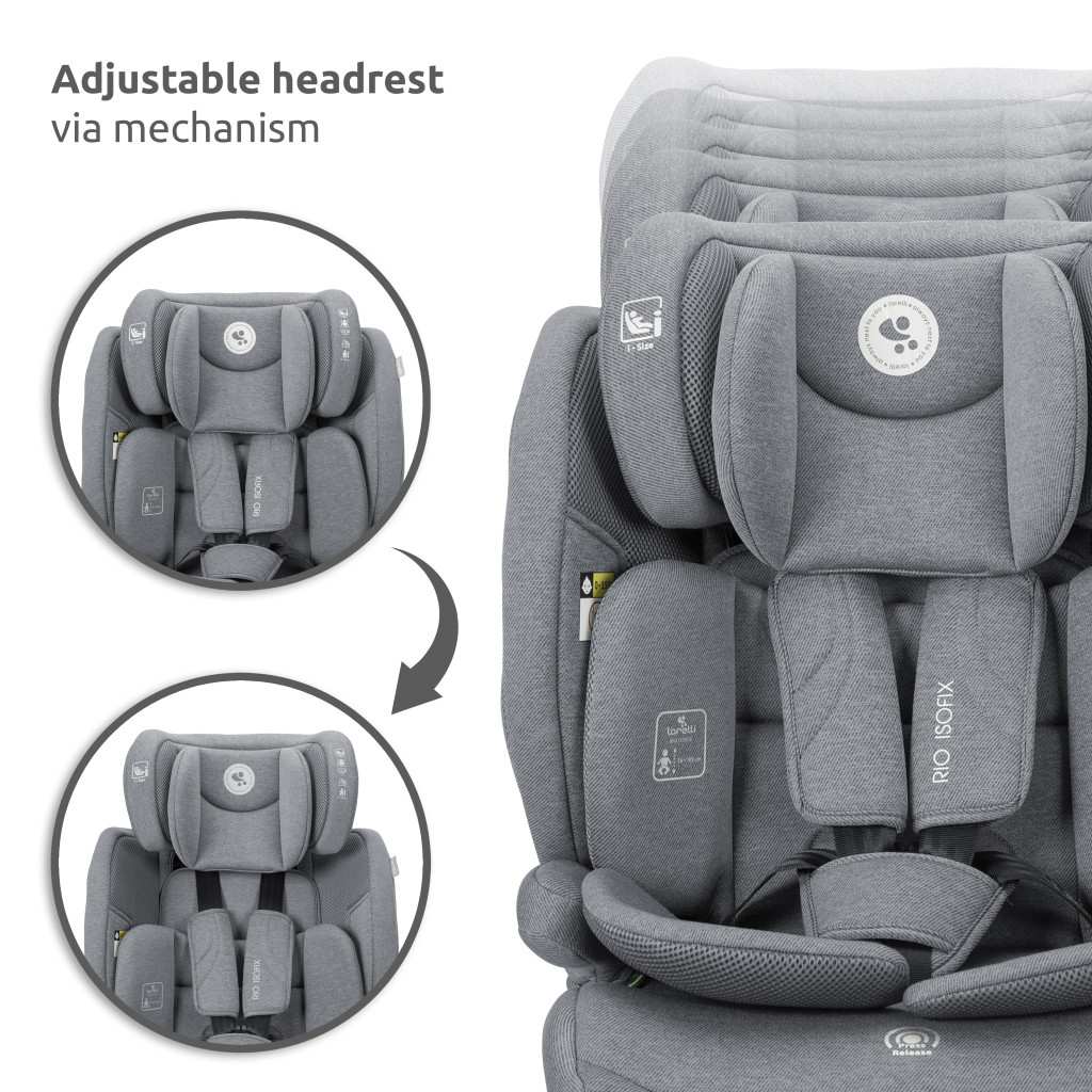 lorelli rio isofix autósülés i size 76 150cm 62423 altpic 4 Lorelli Rio isofix autósülés i-Size 76 -150cm — részletkép 4